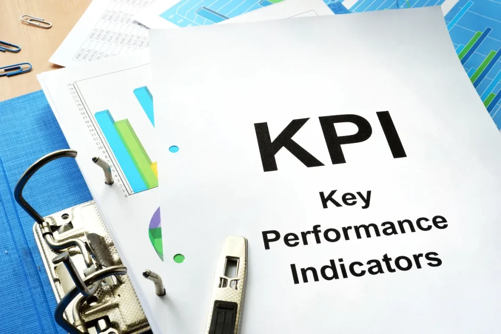 documents folder with key performance indicators